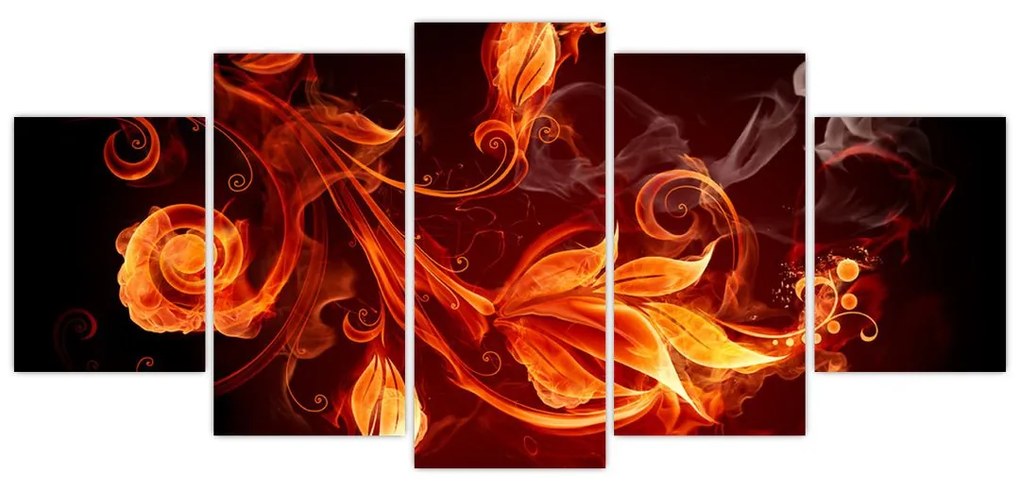 Abstraktné oheň - obraz