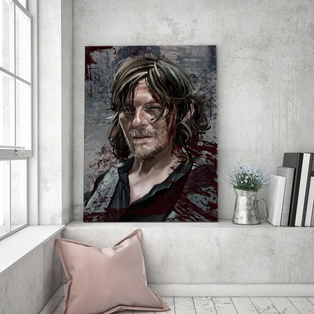 Gario Obraz na plátne The Walking dead, portrét Daryla Dixona - Dmitry Belov Rozmery: 60 x 90 cm