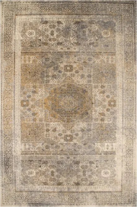 Koberec Dywilan Moon Mamluk Silver Ornament sivý