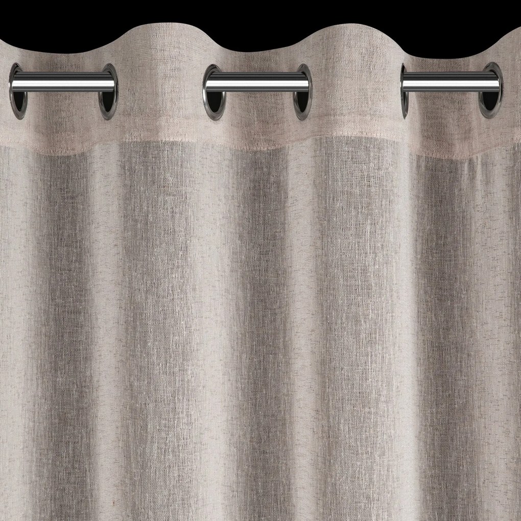 ZÁVES NA KRÚŽKOCH ANGELICA 140X250 CM RÚŽOVÁ