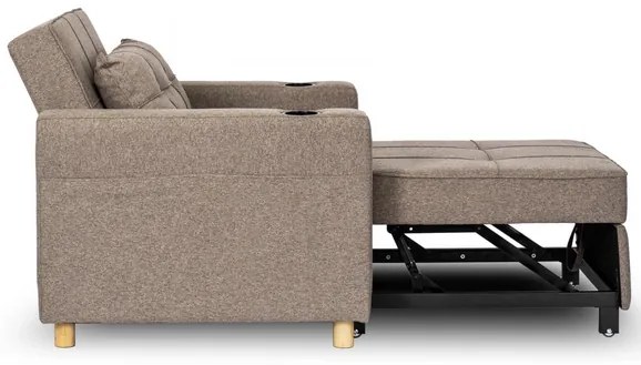 Rozkladacie kreslo JEREMY bežové