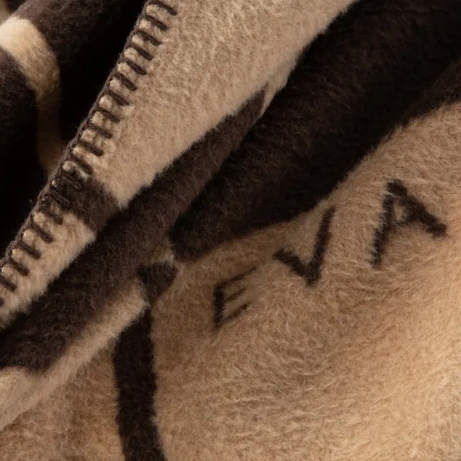 Deka ELEGANT 5 svetlobéžová / tmavohnedá