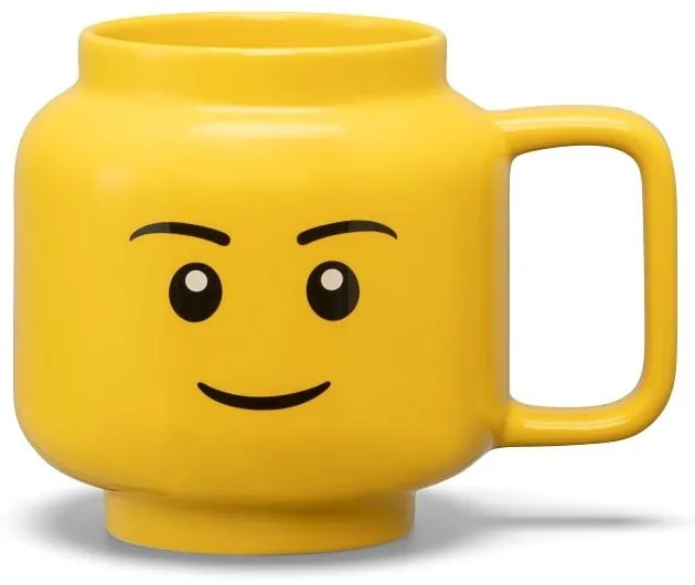 Žltý keramický detský hrnček 530 ml Head - LEGO®