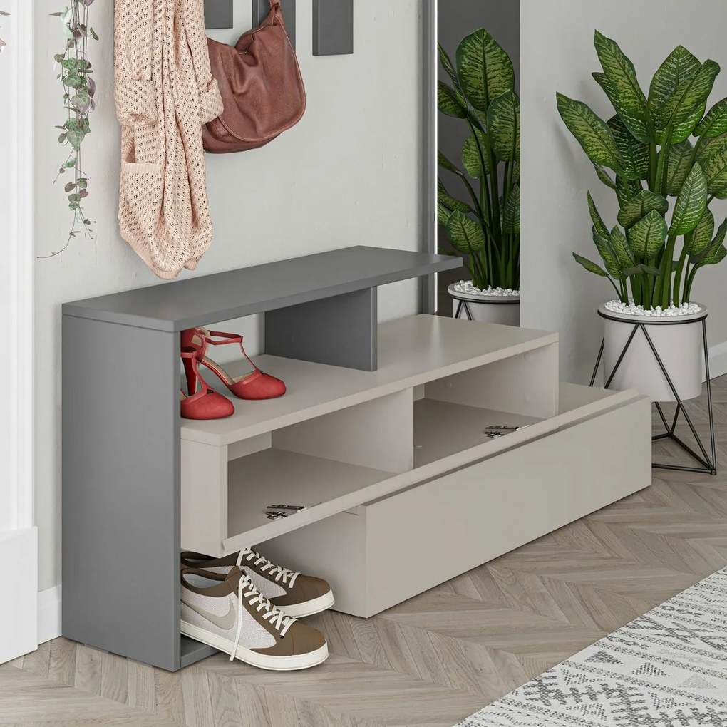 Predsieňová zostava Ramda Light Mocha and Anthracite