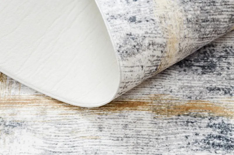 Dywany Łuszczów, Kusový koberec ANDRE Frame 1065, 160x220, šedá, chodba / predsieň