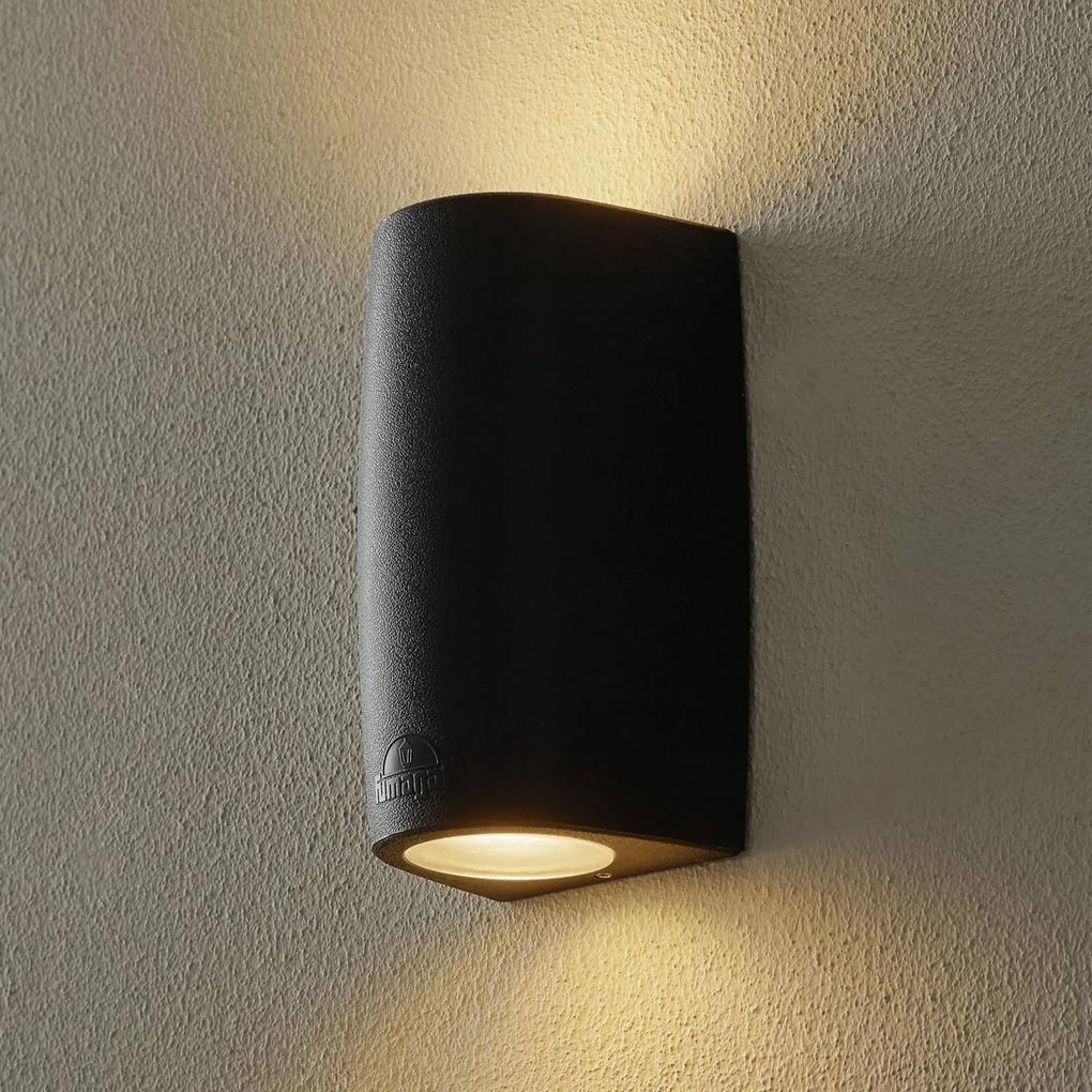 Nástenná lampa Marta 9,2 cm 2–pl. CCT čierna/matná