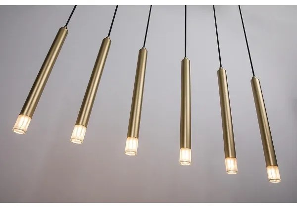 Rabalux 72363 - Luster na lanku RAMIRA 6xG9/5W/230V zlatá