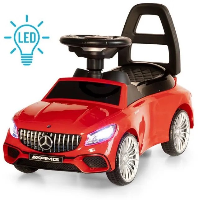 Ecotoys Odrážadlo Mercedes AMG v červenej farbe