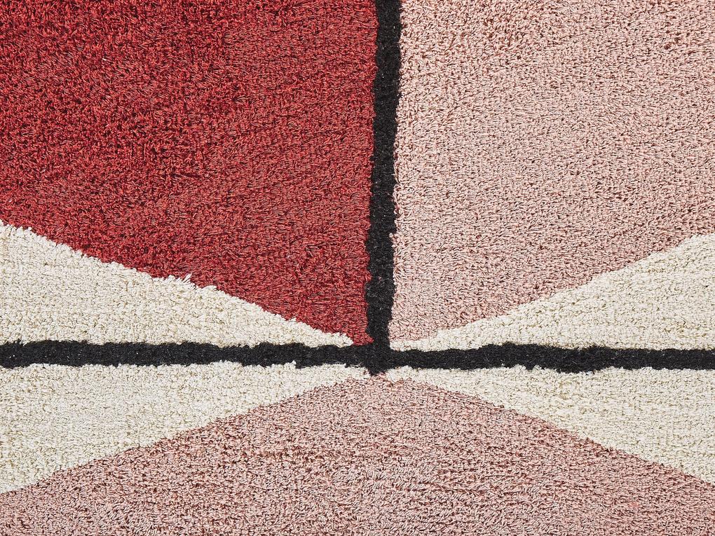 Bavlnený koberec 160 x 230 cm viacfarebný PURNIA Beliani