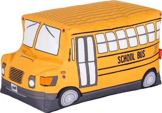 WOUF Detský sedací vak School Bus 53 × 29 × 35 cm