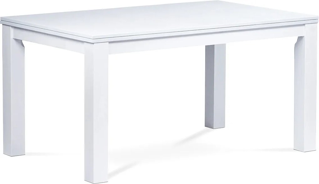 jedálenský stôl 150x90 cm, farba biela