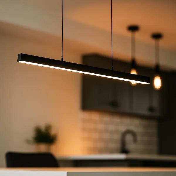 Brilagi - LED luster na lanku PAXIS LED/30W/230V 120 cm čierny