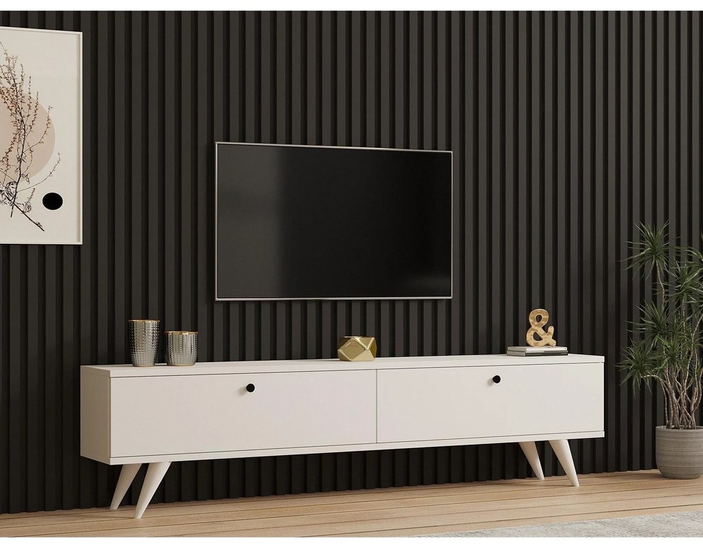 TV skrinka Paris - White