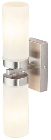 Globo 7816 - Kúpeľňové nástenné svietidlo SPACE 2xE14/40W/230V IP44