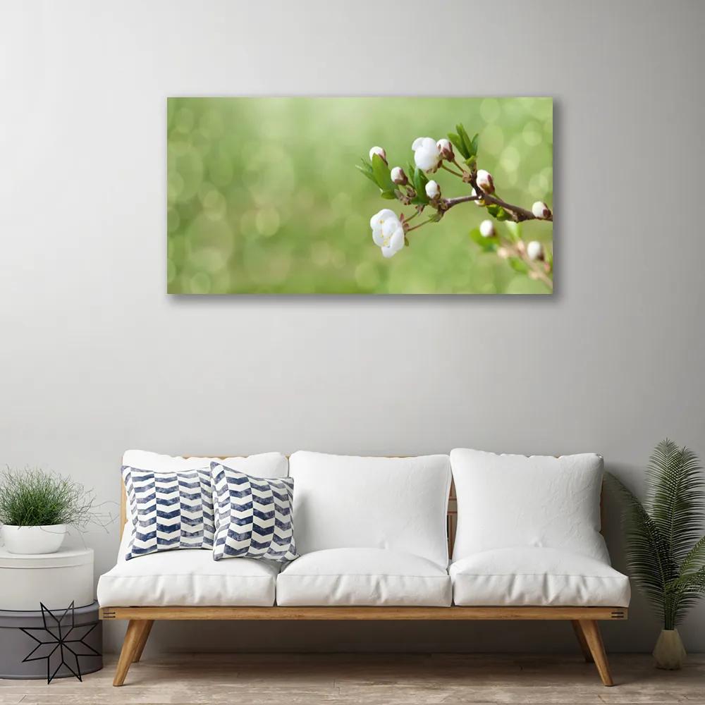Obraz na plátne Kvety 125x50 cm