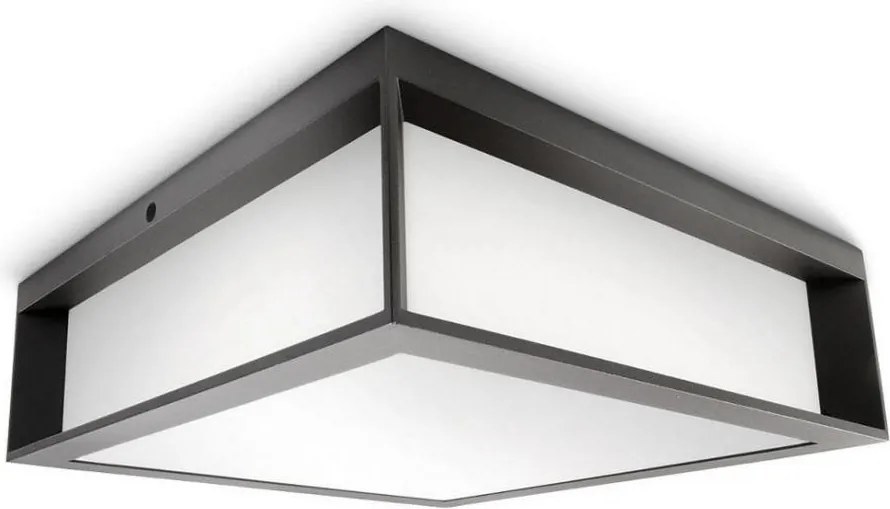 Philips - Vonkajšie stropné svietidlo SKIES 2xE27/14W/230V IP44 antracit