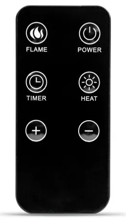 LED elektrický krb s vykurovacou funkciou LED/2000W/230V + diaľkové ovládanie