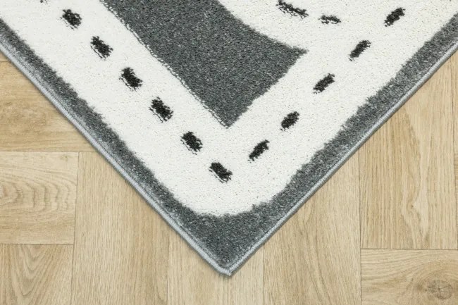 Detský koberec Lima C260C sivý/krémový