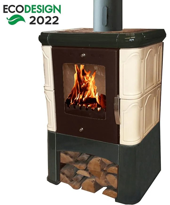 Krbové kachle Piccolo II butter-grassgreen 6k