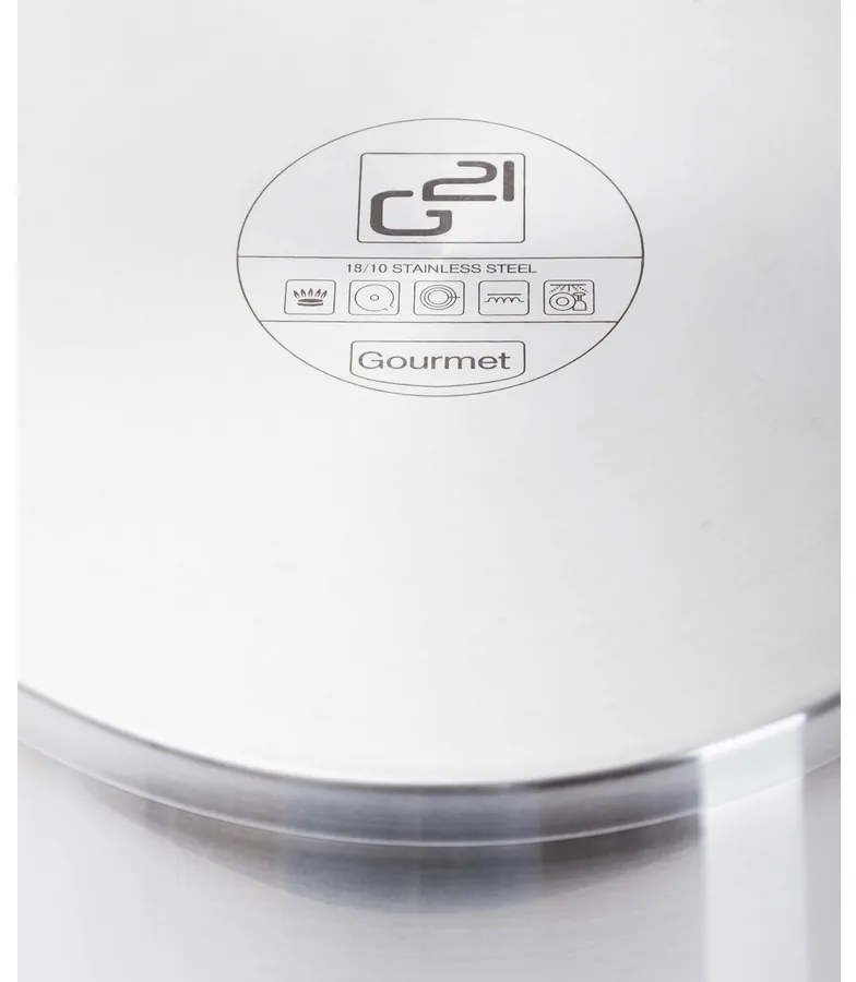 Hrniec G21 Gourmet Magic s cedidlom 28 cm s pokrievkou nerez 60022152