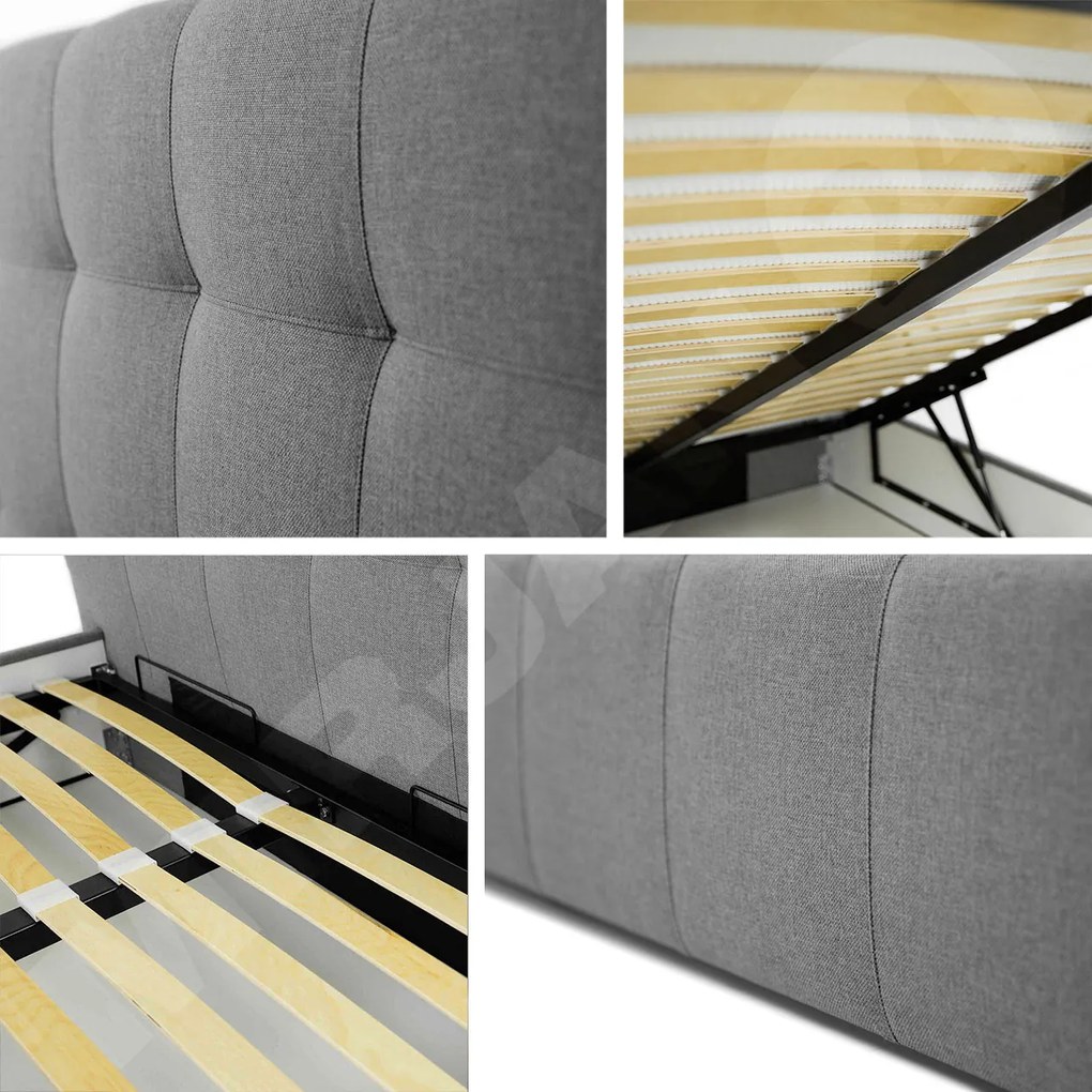 Posteľ s priestorom Kalypso, Rozmer postele: 140x200, Dostupné poťahy: KS 2660