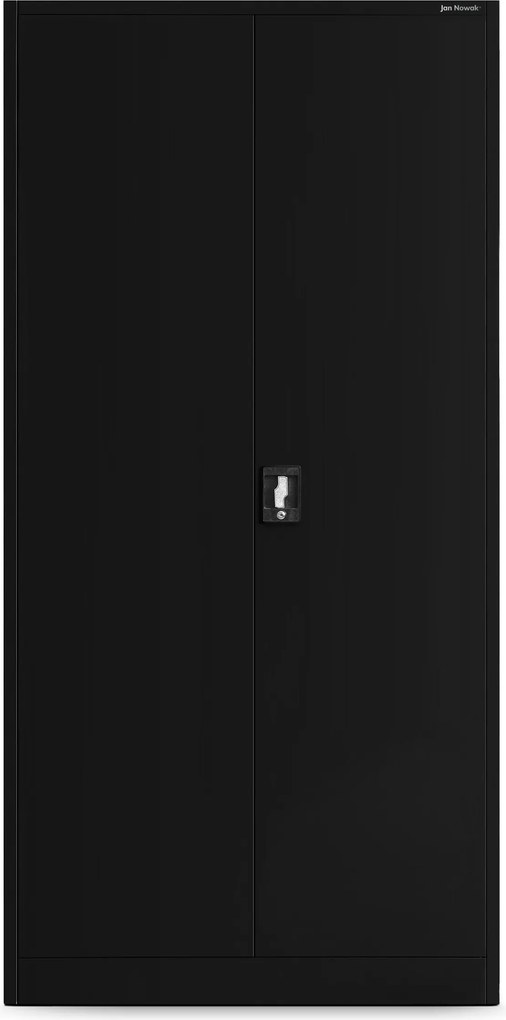 Skriňa do dielne BRUNO, 920 x 1850 x 500 mm, All Black: čierna
