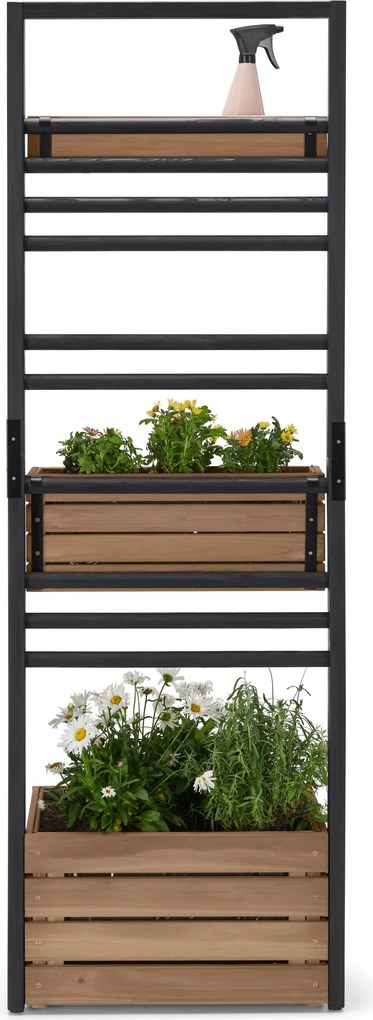 Stojan na kvetináče s možnosťou ľubovoľného zavesenia regálov »Elin«