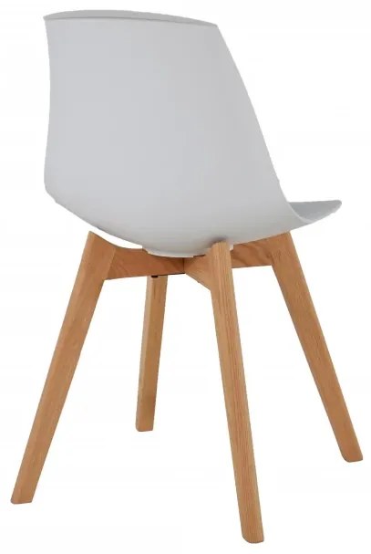 Jedálenská stolička Jill, biela