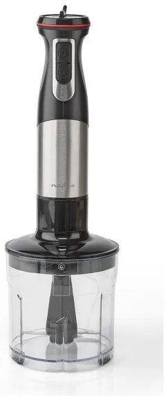 Nedis KAHB400CAL - Ručný mixér 4v1 800W/230V nerezová oceľ