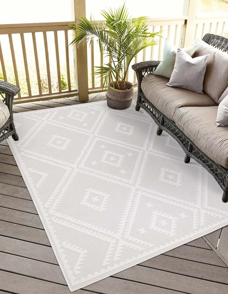 Dekorstudio Terasový koberec SANTORINI - 454 krémový Rozmer koberca: 200x290cm