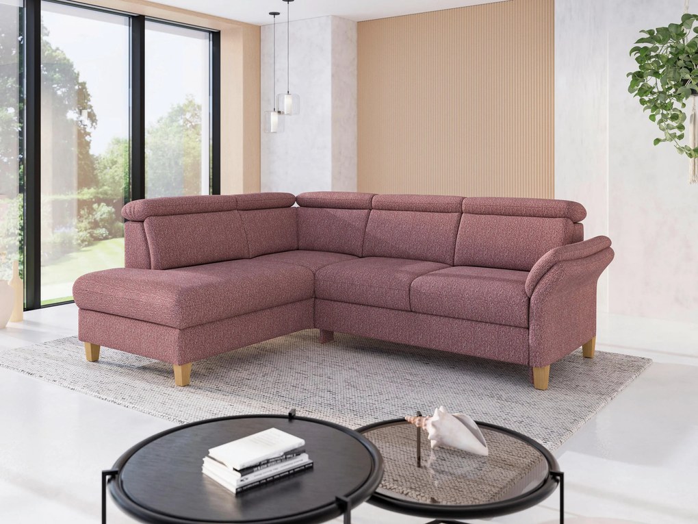 XXXLutz ROHOVÁ SEDAČKA, textil, baklažánová Sit & More - Sedačky - 00014402572P