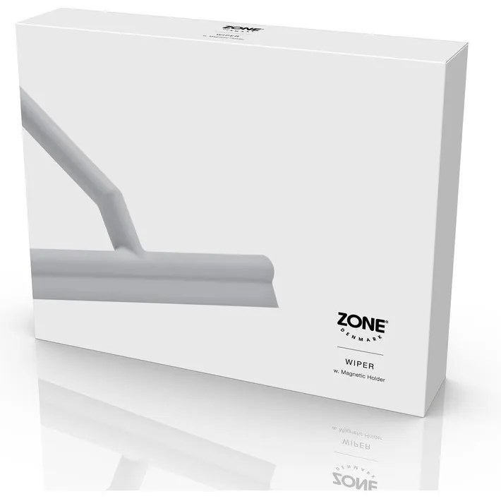 Sivá silikónová kúpeľňová stierka Zone Soft Grey