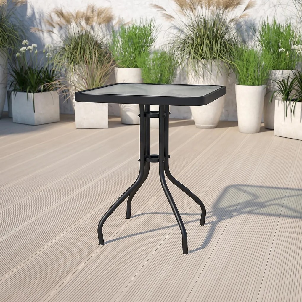 Dekorstudio Štvorcový stôl na balkón ISLAND 60cm