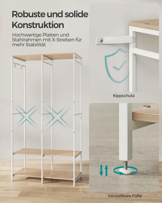 Otvorená šatníková skriňa RGR004W67