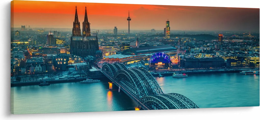 Obraz - Kolín nad Rýnom (120x50 cm)