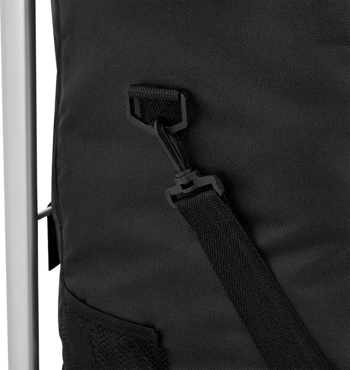 Nákupný vozík 3v1, 56 l, čierny – skladací, s chladiaci vrec