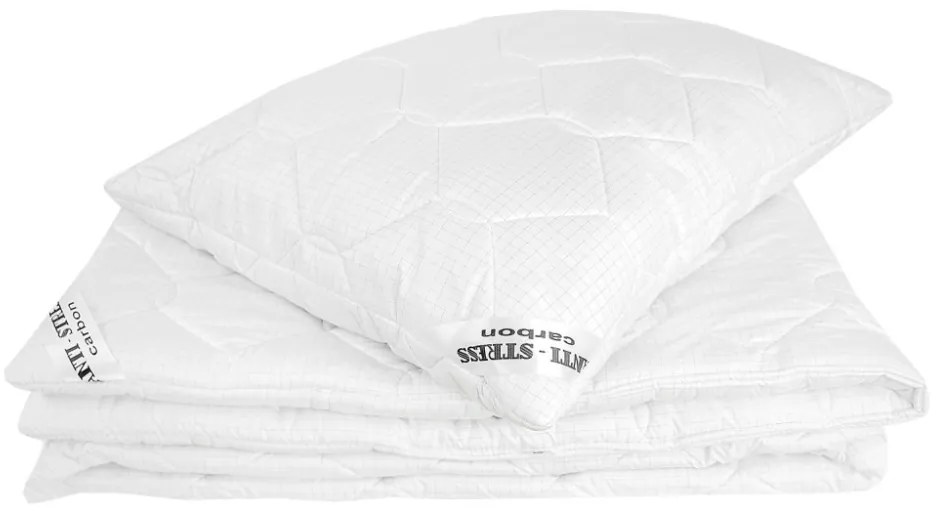 Luxusný celoročný set Carbon Antistress 140x200/70x90 cm