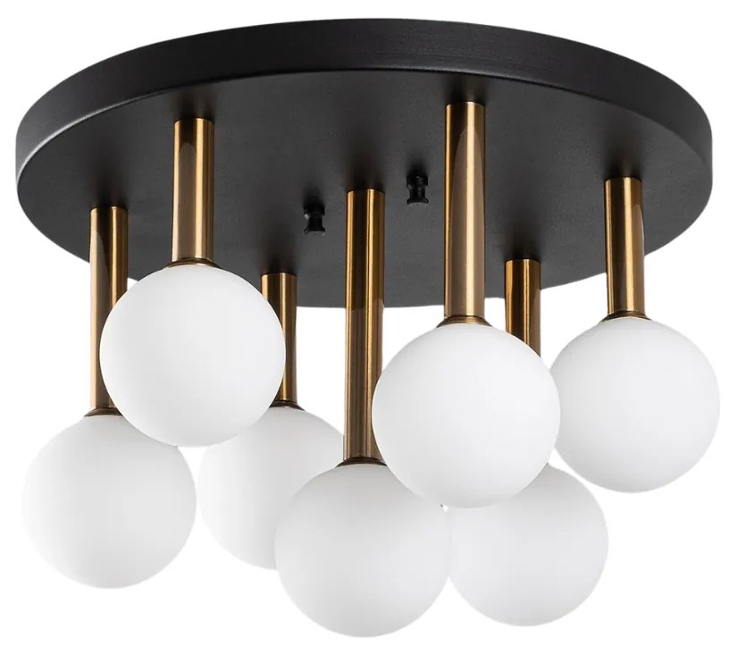 Stropné svietidlo Even čierne