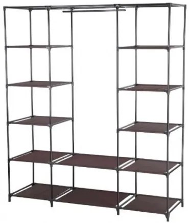 Šatníková skriňa KAJA MAXI VITTO hnedá