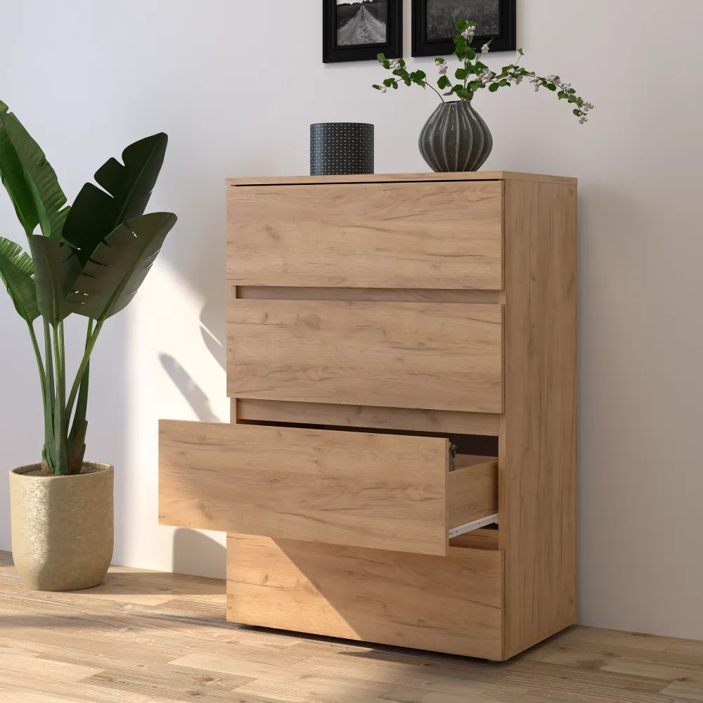 Komoda PARMAD, zlatý remeselný dub