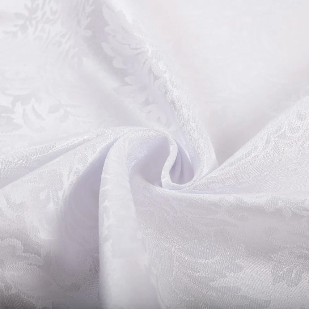 Biante Dekoračný štvorcový obrus Monako PM-122 Zámocký vzor biely 60x60 cm