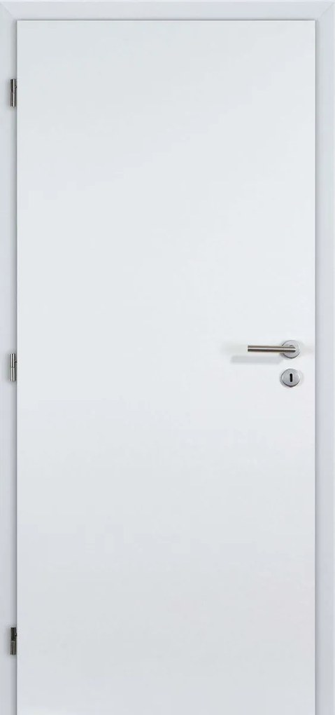 Doornite CPL Interiérové dvere 60 L, 620 × 1 970 mm, CPL laminát, ľavé, biele, plné