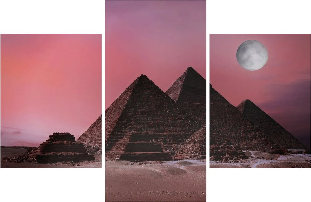 Obraz - Pyramídy Giza, Egypt (90x60 cm)