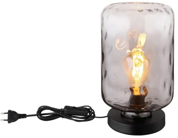 Globo 16046TS - Stolná lampa DARINA 1xE27/60W/230V šedá