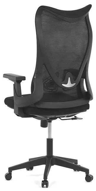 Autronic BONTEC Kancelárska stolička, hojdací mechanizmus, čierna sieťovina, KA-S248 BK Farba: Šedá