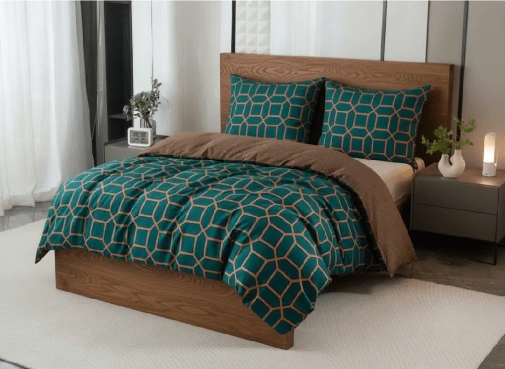 Mikroflanelové obliečky z mikrovlákna KERNAL zelené Rozmer obliečky: 70 x 90 cm | 140 x 200 cm