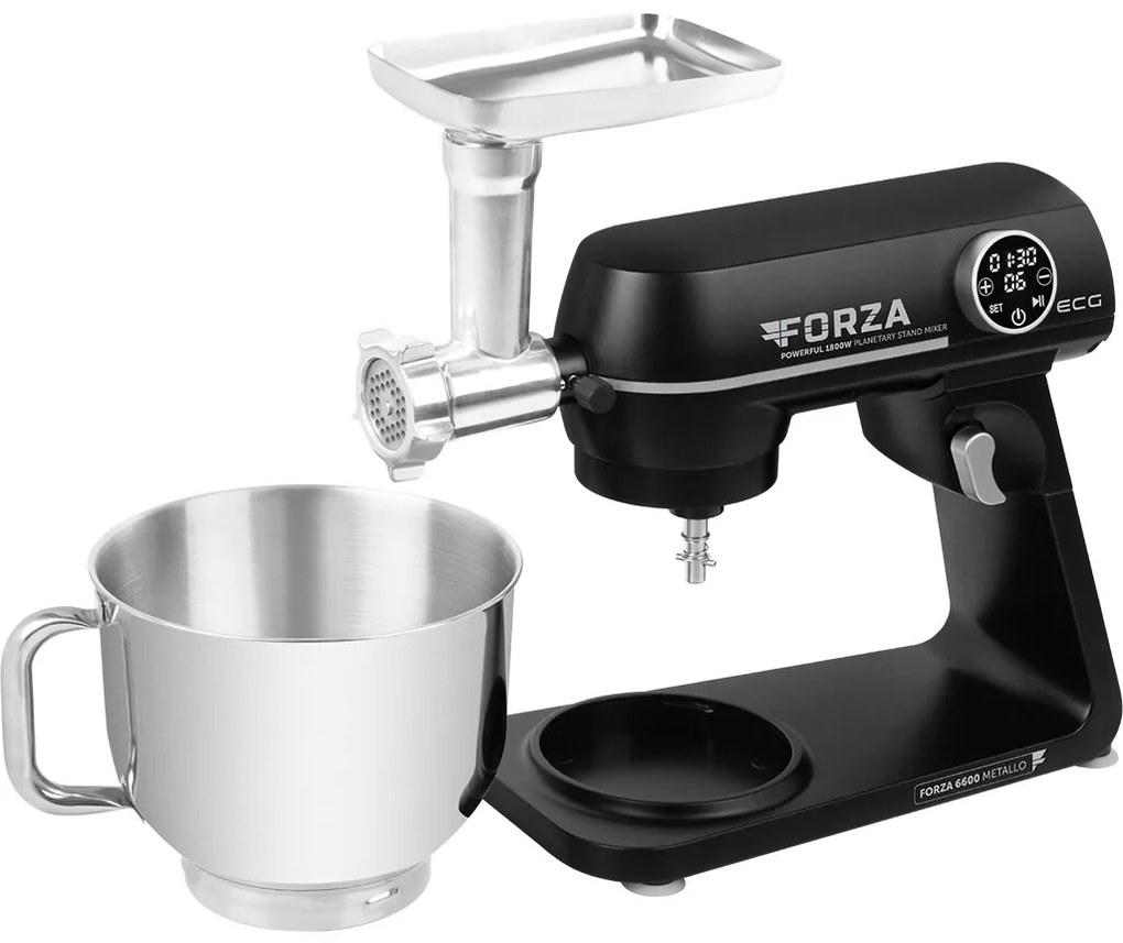 ECG Forza 6600 kuchynský robot Metallo Nero