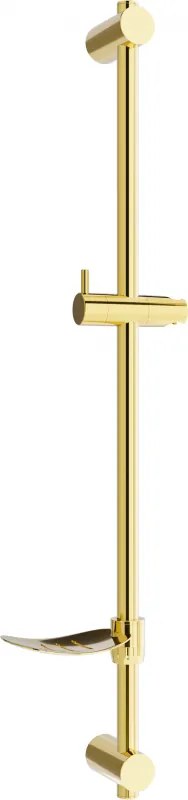 Mexen DF sprchová tyč s mýdelníkom 80 cm, zlatý - 79382-50