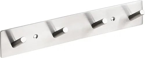 Bemeta Design EASY01: Vešiak, so 4 háčikmi, mat - 164106295