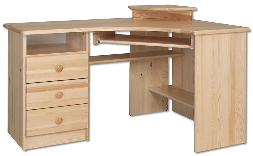 Písací Stôl z Borovice BR108 surová